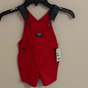 OshKosh B'gosh Vibrant Red Kids Overalls